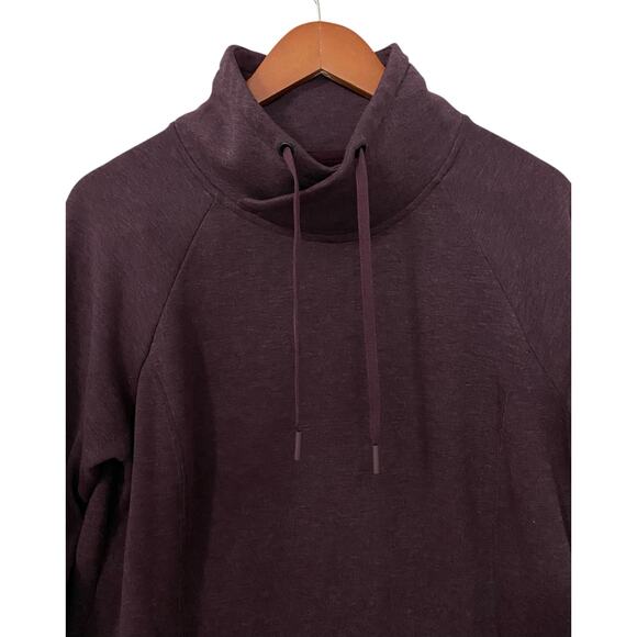 Kuhl Womens Freethinkr Pullover Mock Neck Sweatshirt Large Purple Wine Outdoor - Picture 8 of 12